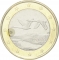 1 Euro 2007-2023, KM# 129, Finland, Republic, New mintmark (Lion)