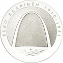 10 Euro 2010, KM# 151, Finland, Republic, Eurostar - European Architecture, 100th Anniversary of Birth of Eero Saarinen