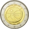 2 Euro 2009, KM# 144, Finland, Republic, 10th Anniversary of the European Monetary Union and the Introduction of the Euro