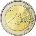 2 Euro 2015, Schön# 232, Finland, Republic, 30th Anniversary of the Flag of Europe