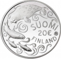 20 Euro 2011, KM# 169, Finland, Republic, Ethical, Protecting the Baltic Sea