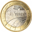 5 Euro 2015, KM# 237, Finland, Republic, Sports, Basketball