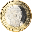 5 Euro 2017, KM# 255, Finland, Republic, Presidents of Finland, Carl Gustaf Emil Mannerheim