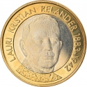 5 Euro 2016, KM# 288, Finland, Republic, Presidents of Finland, Lauri Kristian Relander