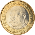 5 Euro 2016, KM# 291, Finland, Republic, Presidents of Finland, Pehr Evind Svinhufvud