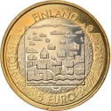 5 Euro 2017, KM# 257, Finland, Republic, Presidents of Finland, Risto Ryti