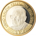 5 Euro 2017, KM# 258, Finland, Republic, Presidents of Finland, Urho Kaleva Kekkonen