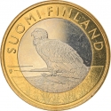 5 Euro 2014, KM# 209, Finland, Republic, Animals of the Provinces, Åland's White-tailed Eagle