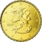 10 Euro Cent 2007-2023, KM# 126, Finland, Republic, Mintmark (Cornucopia) left of date