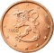 2 Euro Cent 1999-2006, KM# 99, Finland, Republic