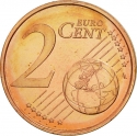 2 Euro Cent 2007-2023, KM# 99, Finland, Republic