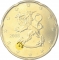 20 Euro Cent 2007-2023, KM# 127, Finland, Republic, Mintmark (Cornucopia) on sword's handle