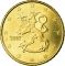 50 Euro Cent 2007-2022, KM# 128, Finland, Republic, Mintmark (Cornucopia) left of date
