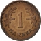 1 Markka 1940-1951, KM# 30a, Finland, Republic