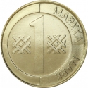 1 Markka 1993-2001, KM# 76, Finland, Republic