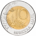 10 Markkaa 1995, KM# 82, Finland, Republic, Finland's EU Membership