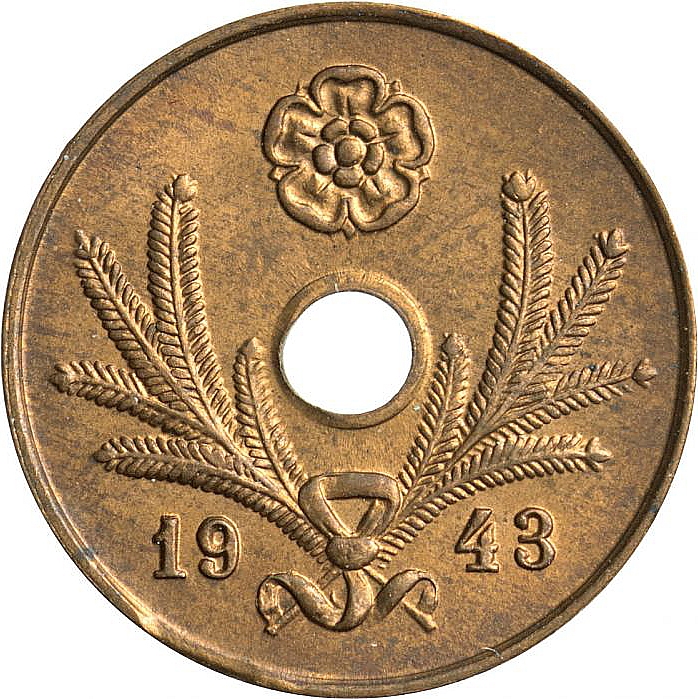 5 Penniä 1941-1943, KM# 64.1, Finland, Republic