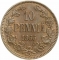 10 Penniä 1865-1876, KM# 5, Finland, Grand Duchy, Alexander II, Dotted border