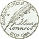 10 Euro 2002, KM# 108, Finland, Republic, 200th Anniversary of Birth of Elias Lönnrot