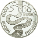 10 Euro 2002, KM# 108, Finland, Republic, 200th Anniversary of Birth of Elias Lönnrot