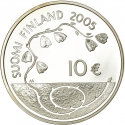 10 Euro 2005, KM# 120, Finland, Republic, 60th Anniversary of Peace and Freedom in Europe