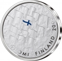 10 Euro 2008, KM# 140, Finland, Republic, Eurostar - Cultural Heritage, 90th Anniversary of the Finnish Flag