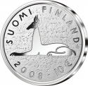 10 Euro 2008, KM# 142, Finland, Republic, 100th Anniversary of Birth of Mika Waltari