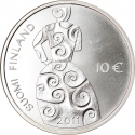 10 Euro 2011, KM# 165, Finland, Republic, 125th Anniversary of Birth of Hella Wuolijoki