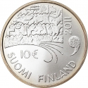 10 Euro 2011, KM# 168, Finland, Republic, 150th Anniversary of Birth of Juhani Aho