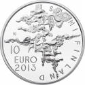 10 Euro 2013, KM# 214, Finland, Republic, 150th Anniversary of Birth of Eero Järnefelt