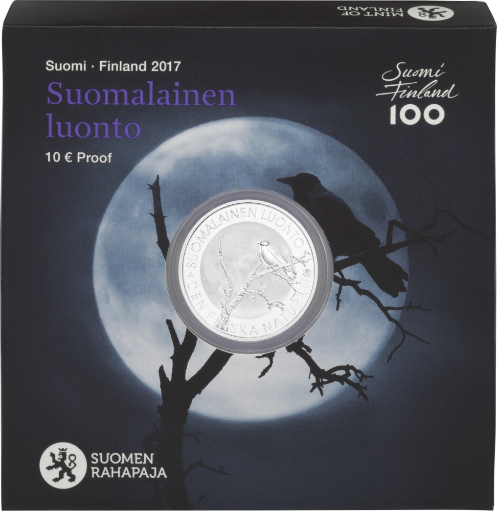 10 Euro 2017, Finland, Republic, Finnish Nature, Casings set