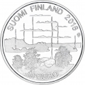 10 Euro 2018, KM# 282, Finland, Republic, Finnish Sauna Culture