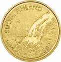 100 Euro 2002, KM# 109, Finland, Republic, Lappland Midnight Sun