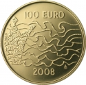 100 Euro 2008, KM# 174, Finland, Republic, 200th Anniversary of the Finnish War and Autonomy