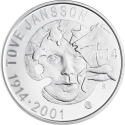 20 Euro 2014, KM# 218, Finland, Republic, 100th Anniversary of Birth of Tove Jansson