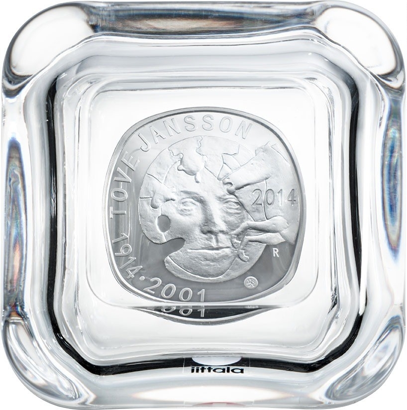 20 Euro 2014, KM# 218, Finland, Republic, 100th Anniversary of Birth of Tove Jansson, Numbered in a glass case