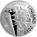20 Euro 2020, Finland, Republic, 100th Anniversary of Birth of Väinö Linna