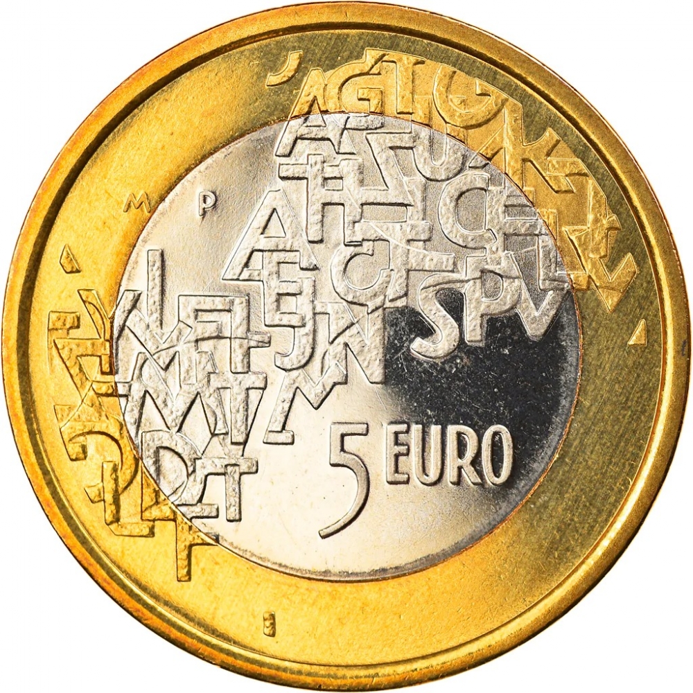 5 Euro 2006, KM# 131, Finland, Republic, Presidency of the Council of the European Union, Finland
