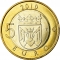 5 Euro 2010, KM# 158, Finland, Republic, Historical Provinces, Finland Proper