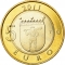 5 Euro 2011, KM# 170, Finland, Republic, Historical Provinces, Lapland