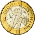 5 Euro 2011, KM# 159, Finland, Republic, Historical Provinces, Karelia