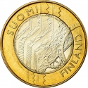 5 Euro 2011, KM# 160, Finland, Republic, Historical Provinces, Uusimaa