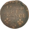 1 Liard 1693-1707, KM# 284, France, Kingdom, Louis XIV the Sun King, Paris Mint