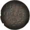 1 Liard 1693-1707, KM# 284, France, Kingdom, Louis XIV the Sun King, Metz Mint