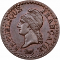 1 Centime 1797-1799, KM# 646, France