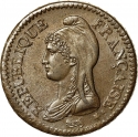 10 Centimes 1796-1800, KM# 644, France