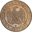 10 Centimes 1861-1865, KM# 798, France, Napoleon III