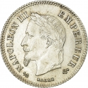 20 Centimes 1864-1866, KM# 805, France, Napoleon III