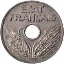 20 Centimes 1941-1944, KM# 900, France