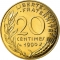 20 Centimes 1962-2001, KM# 930, France
